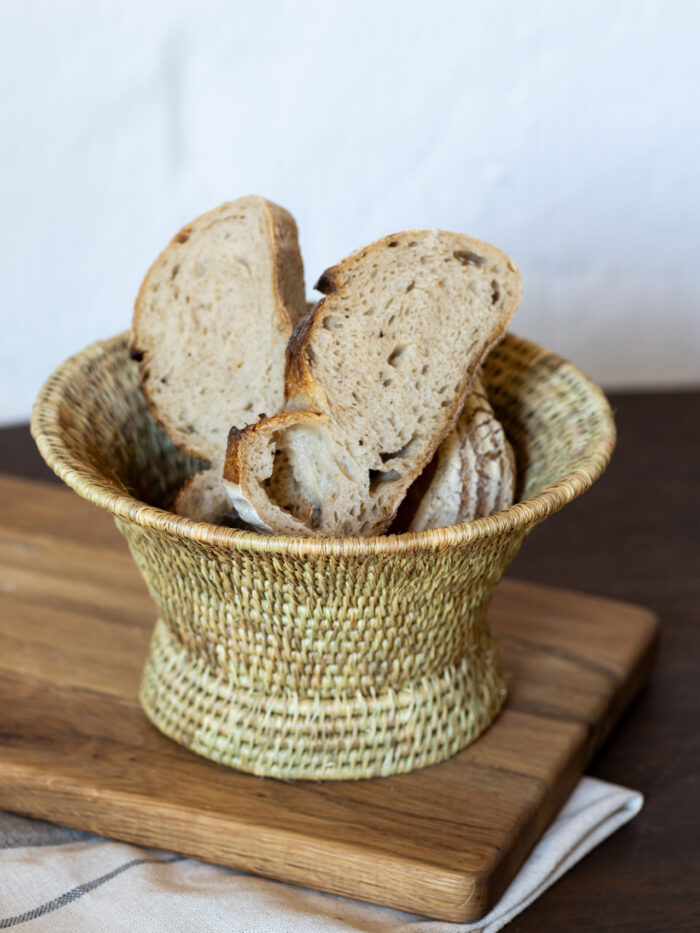 Woven bread basket